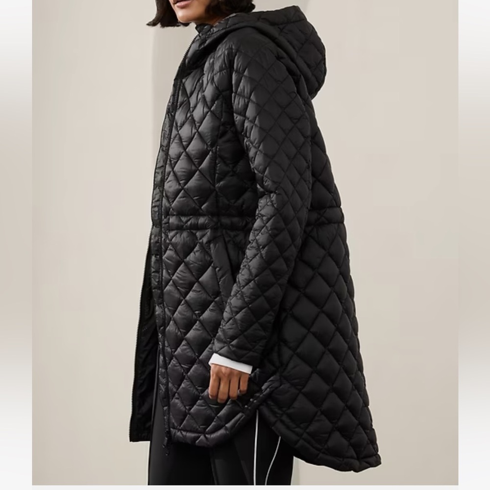 Athleta Long Whisper Featherless Puffer